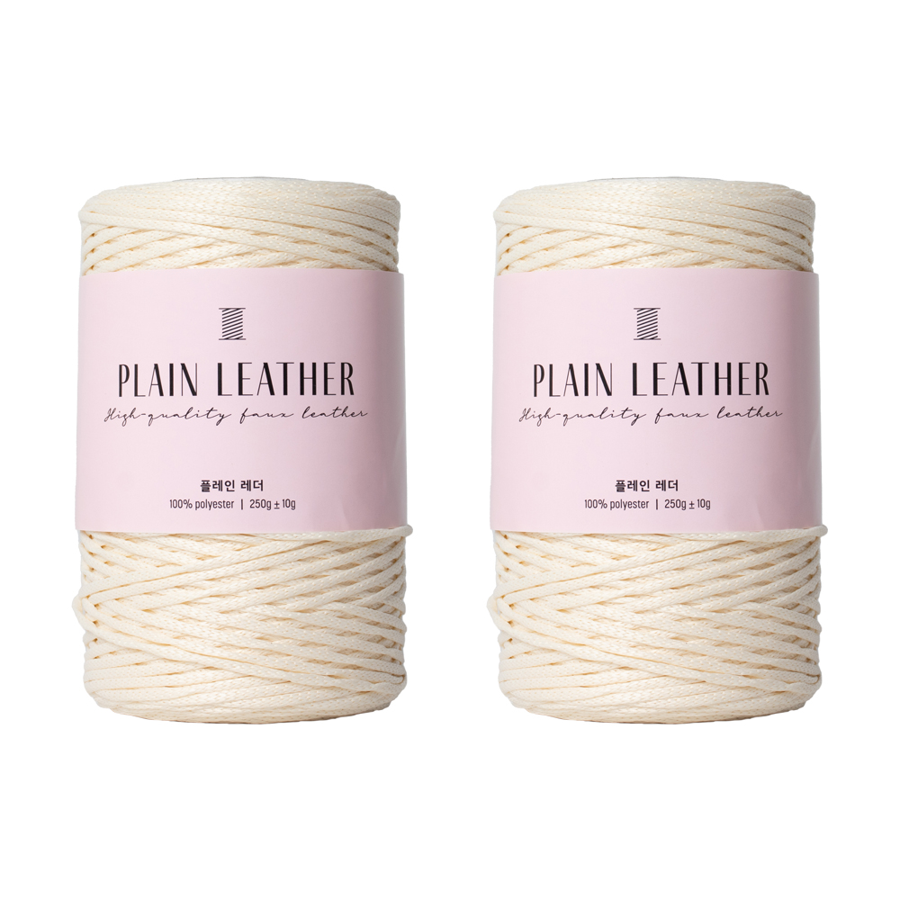 yarna 플레인 레더 뜨개실, 2아이보리, 2개 50,000원