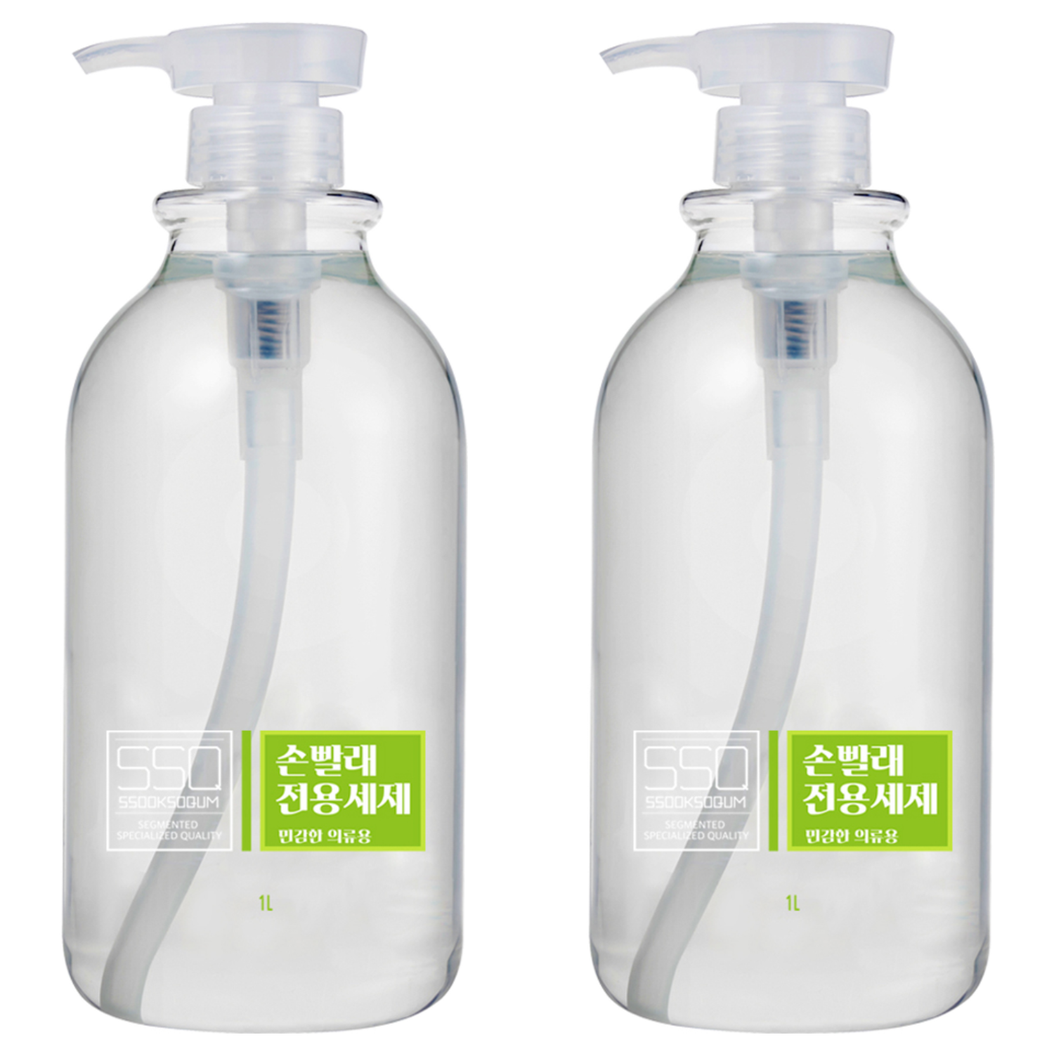 쑥소쿰 손빨래 전용 민감한 의류용 액상세제 본품, 1L, 2개 23,840원