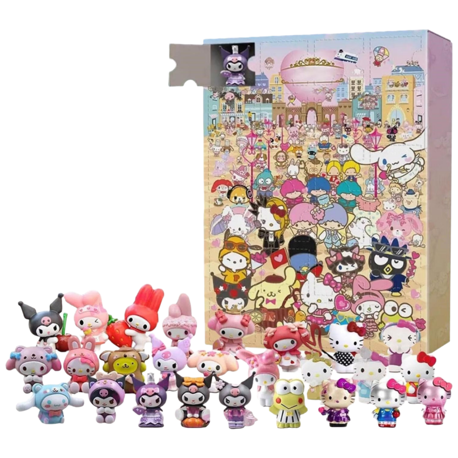 산리오 어드벤트 캘린더 피규어 뽑기 24p 세트 비중복 풀박스 시나모롤 헬로키티 피규어 뽑기세트 21,900원