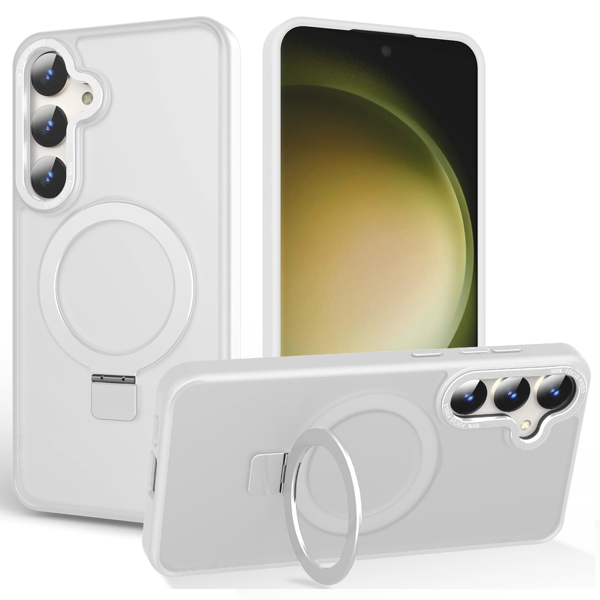 디상커 갤럭시 S24 플러스 울트라 시리즈 맥세이프 링 케이스 거치대형 S24MCS01, 현재가 11,800원