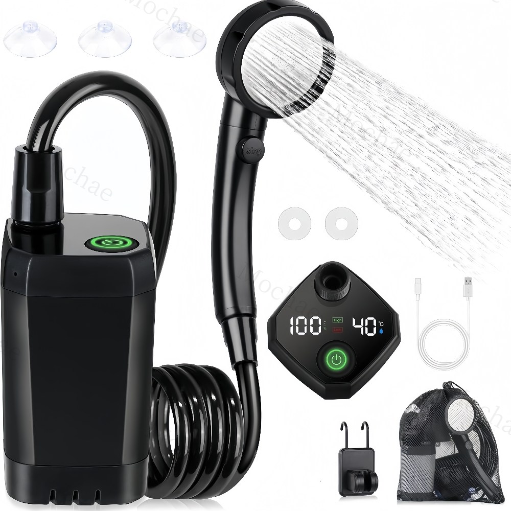 Mochae 휴대용 캠핑샤워기 야외 샤워기 전동 캠핑 샤워기 충전식 대용량 샤워 헤드 세트 42,350원
