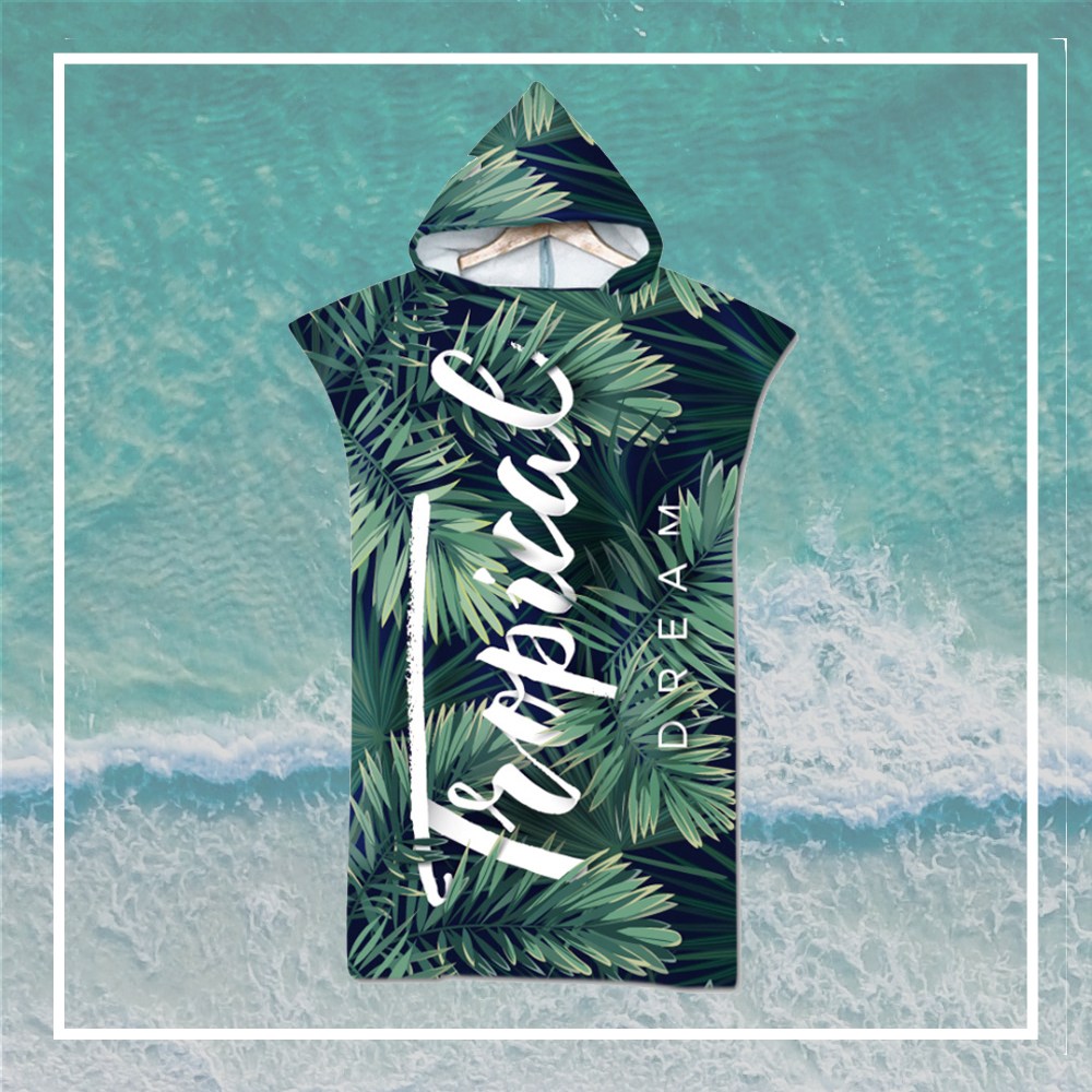 [유이물류][국내배송] 서핑 서프 해변 판초 후드 비치 타월 가운 바람막이 14,990원