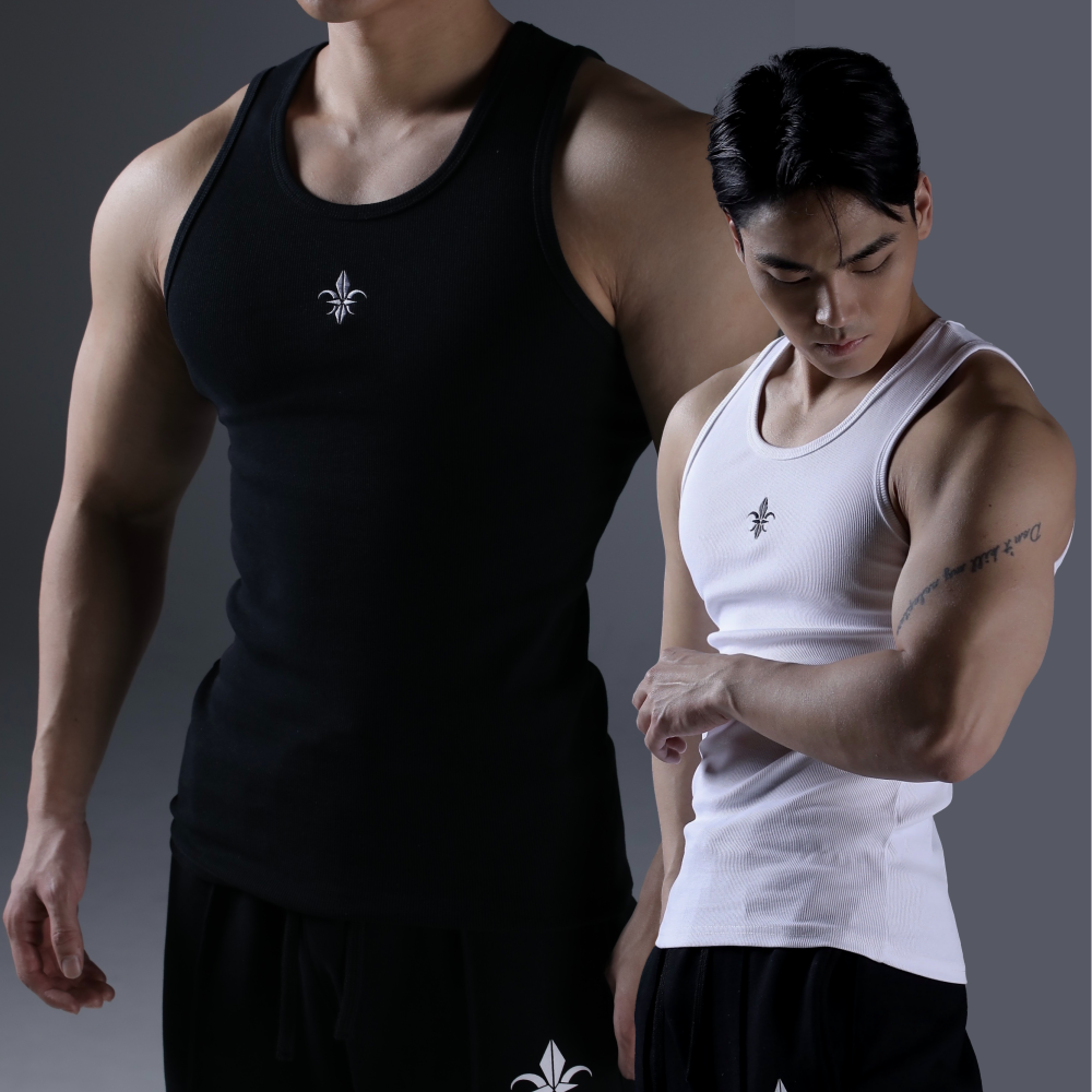 카미드 남자 머슬핏 골지 나시 레이어드 이너 슬리브리스 41,000원