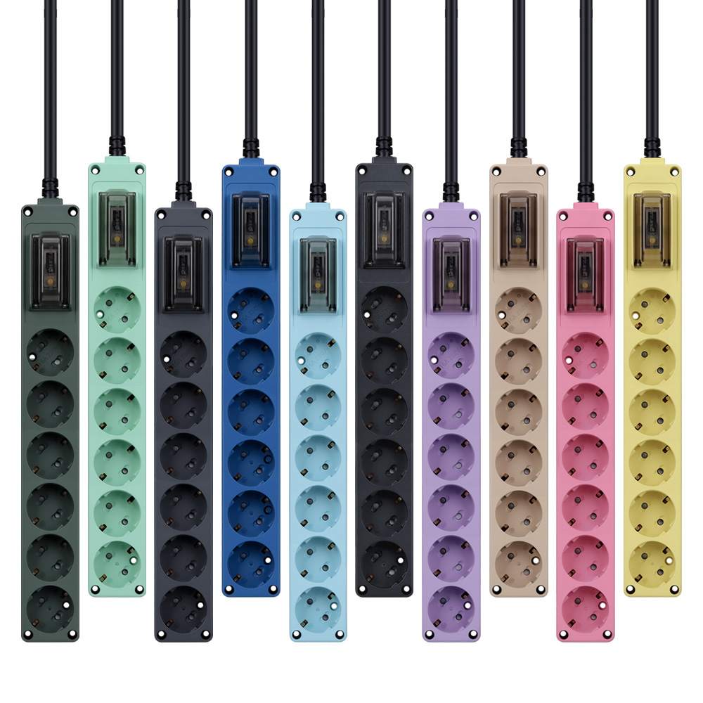 현대 고용량 멀티탭 오브제 국산 4000W 누전차단 과부하차단 멀티콘센트 6구 10컬러 52,770원