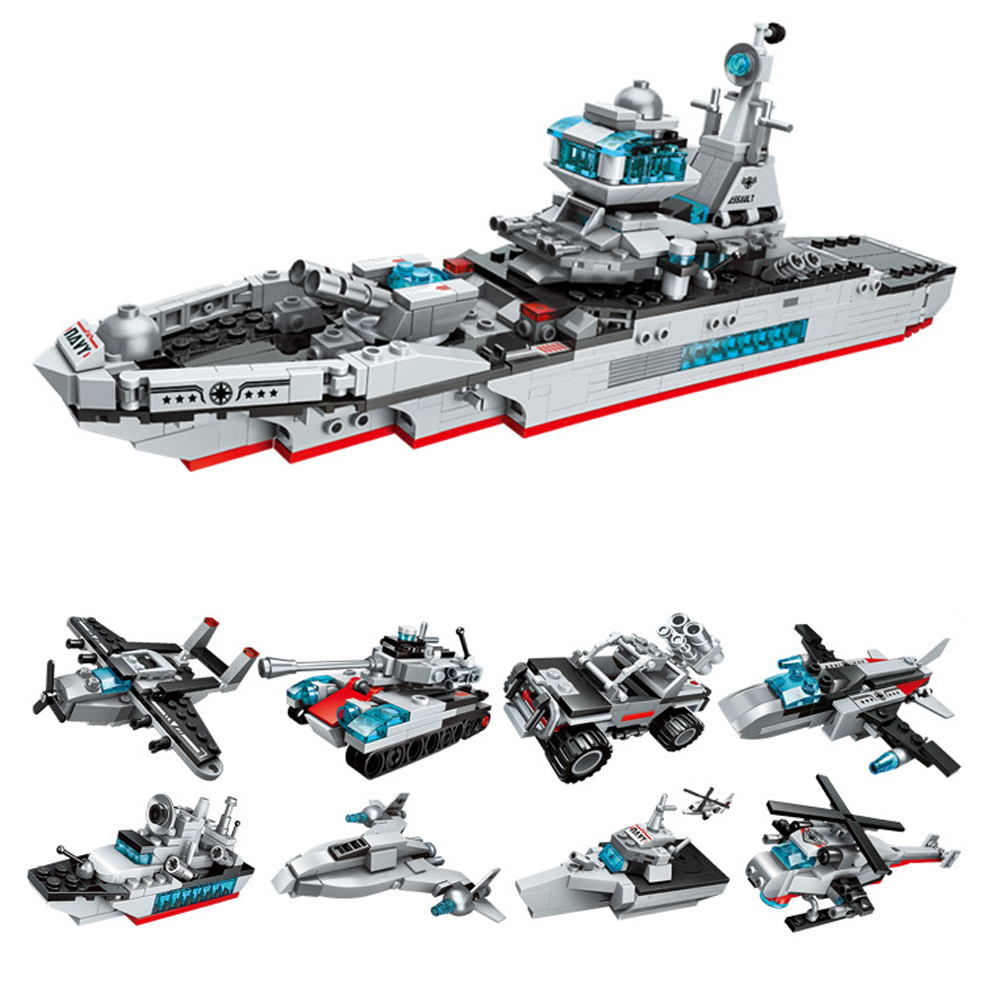 대용량 소방 전투함 특공대 호환블럭 8in1 8개세트 3종, 1개 33,600원