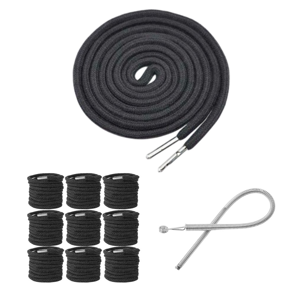 밝은리빙 다용도 후드바지 끈 10p 세트, 블랙, 1세트 5,390원