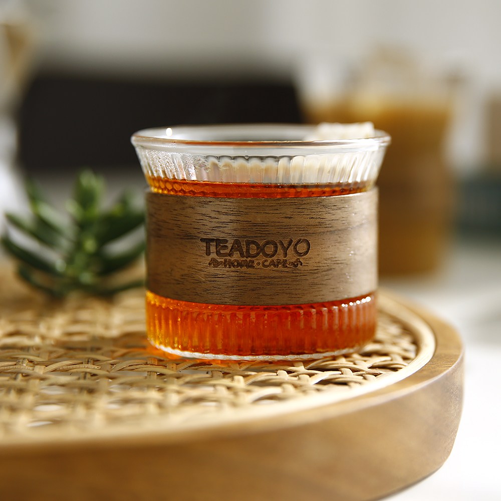 티도요 우드홀더 카페 내열 유리컵 175ml 10,300원