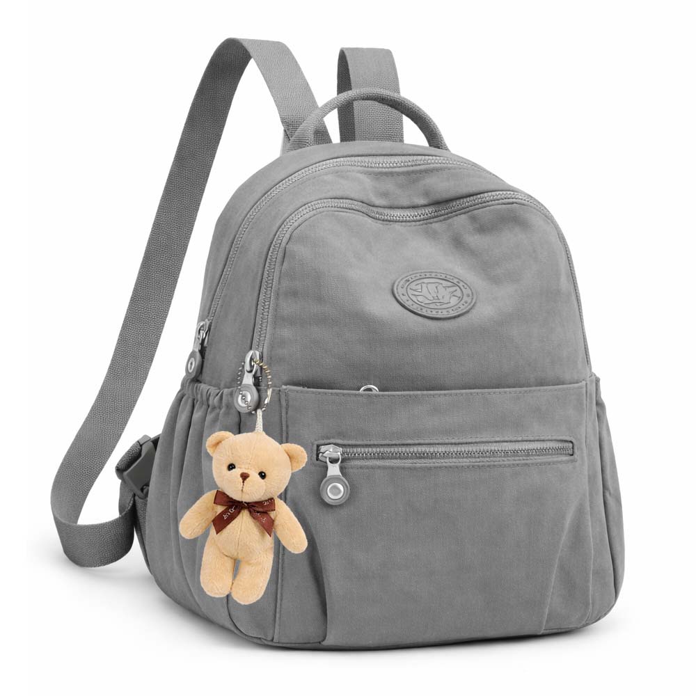 마켓제이영 곰돌이 키링포함 가벼운 데일리 백팩, 현재가 23,000원