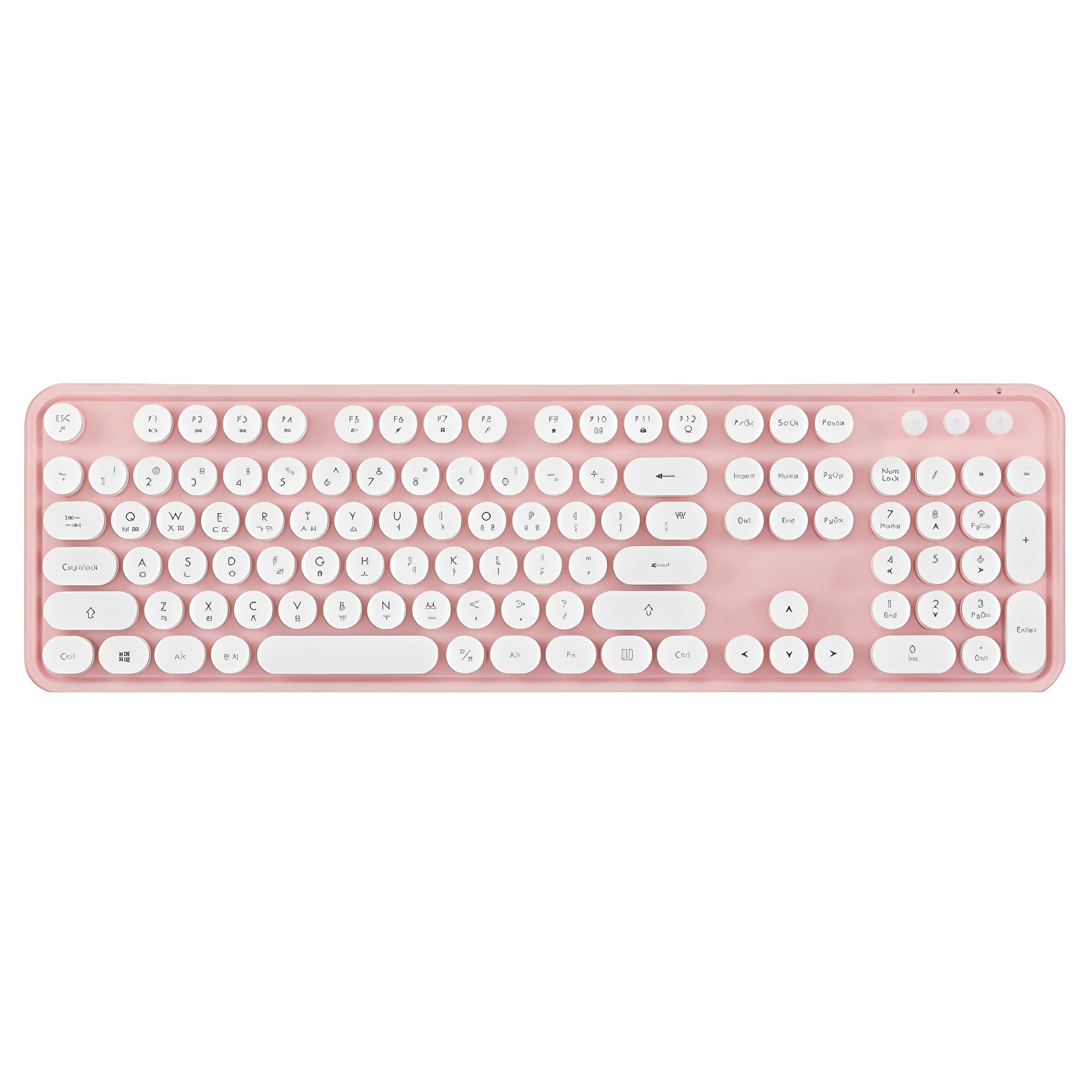 엑토 레트로 무선 일반형 키보드, 핑크, KBD-48 20,500원