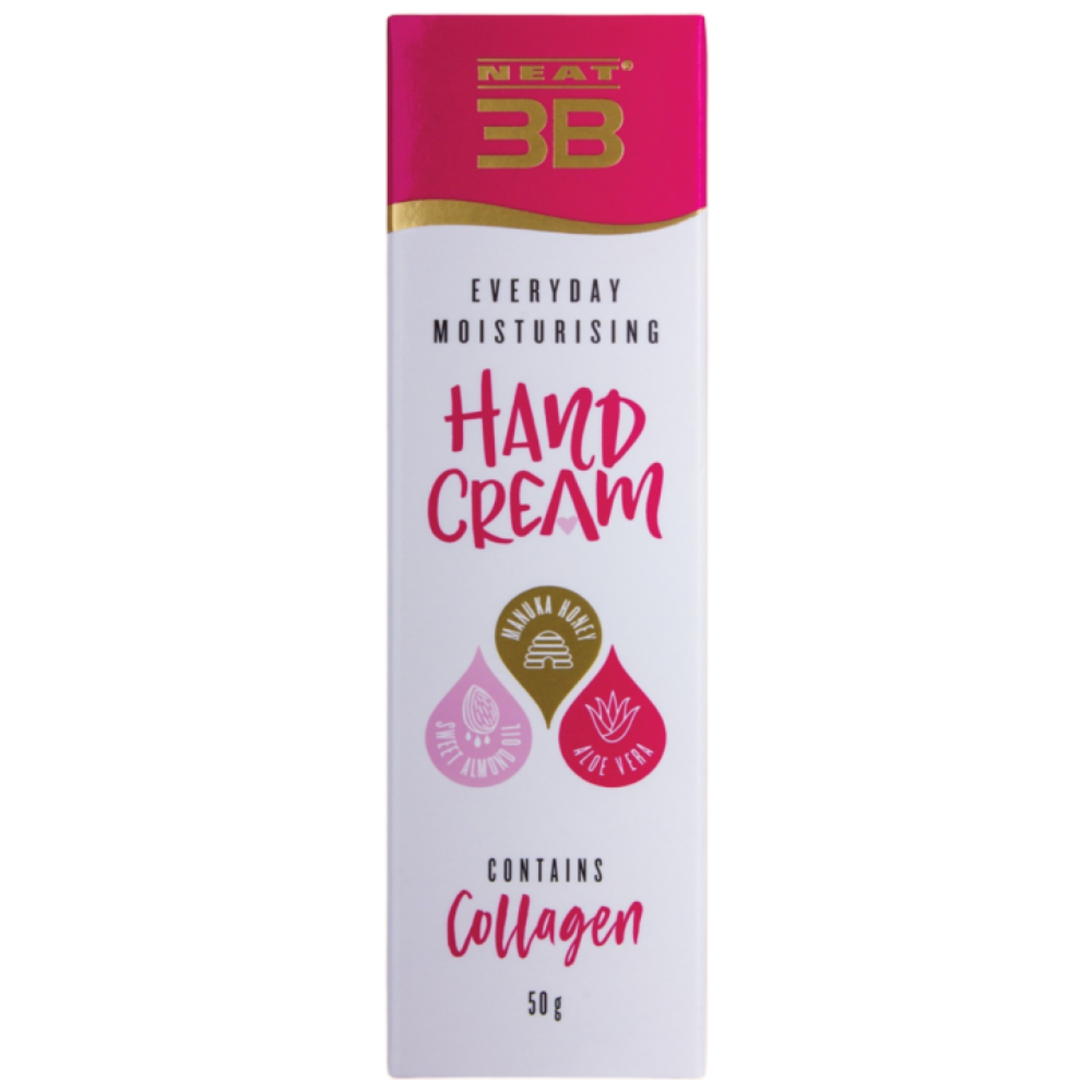 Neat Feat 3B 매일 콜라겐 핸드젤이 끈적임 없이 보습 Everyday Collagen Hand Gel Non Greasy Hydrating, 50g, 1개 14,990원