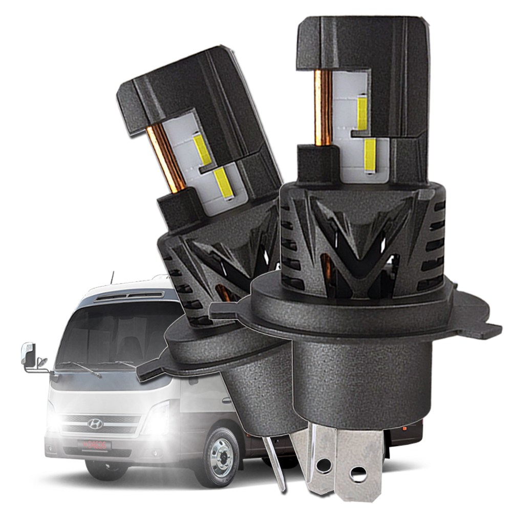 카운티 합법 LED 전조등 24V 화물차 트럭 마이티 노부스 볼보FL 볼보FE, 2개, H4 129,000원