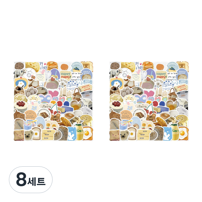 몰앤모어 pvc 방수 캐리어 노트북 스티커 63p 세트 TT057, 베이지, 8세트 31,850원