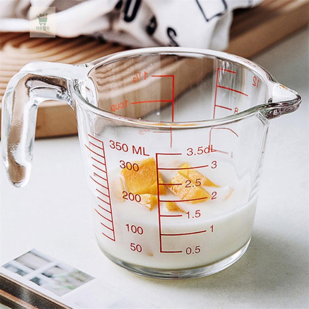 가득담기 유리 계량컵350ml 라면물조절 8,700원