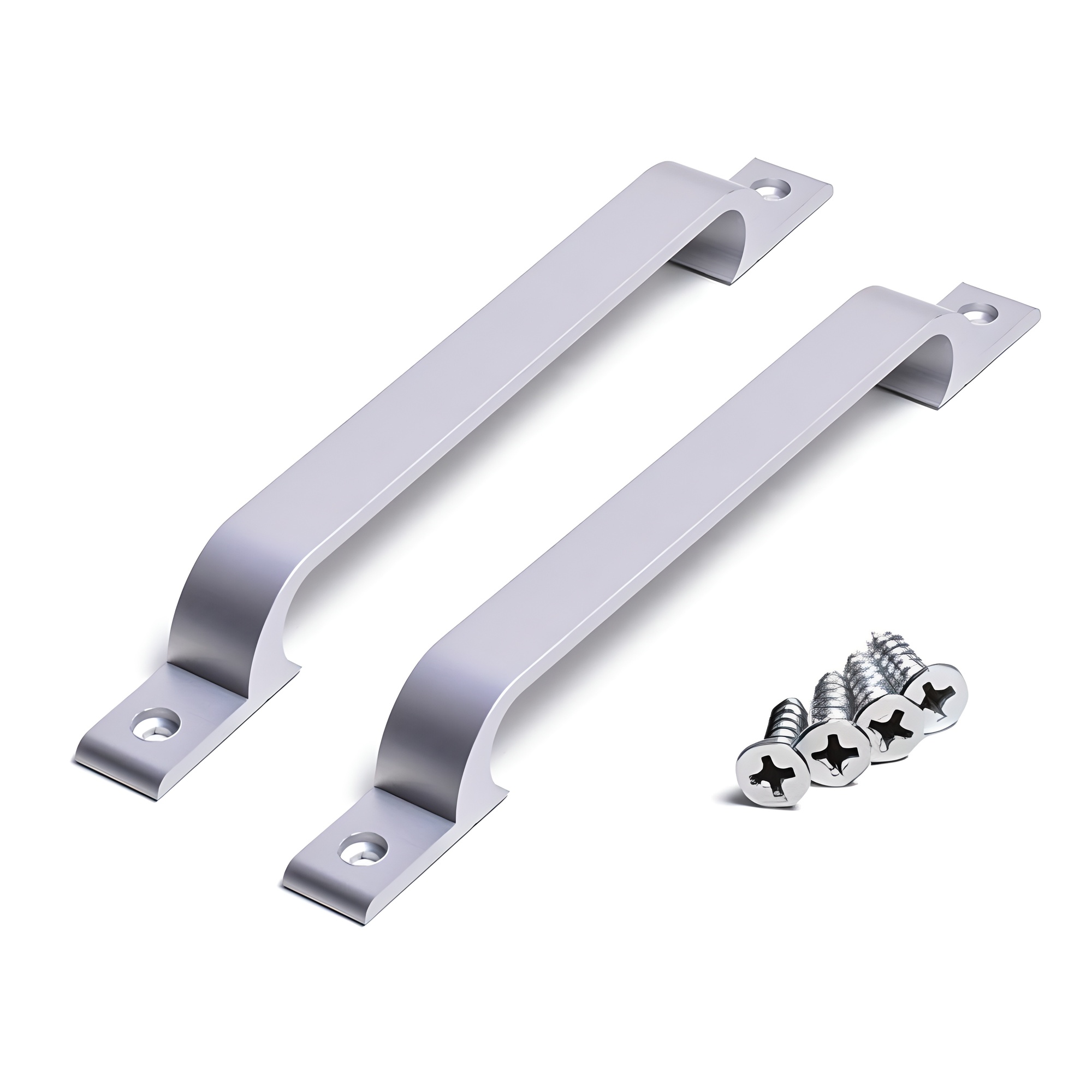 손잡이세상 엘리제홀 건축손잡이 실버 P192  2개 + 전용피스 4개 5,600원