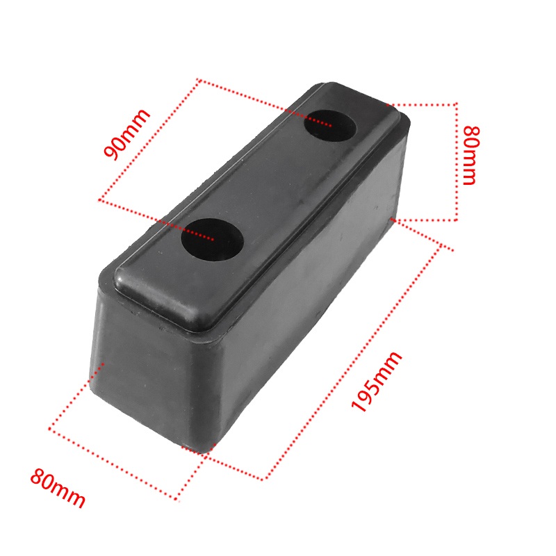 화물차 충격방지 고무 마모 매트 흡수 자동차 범퍼 빗물 바닥, 23cm 블록 (나사 포함), 1개 17,800원