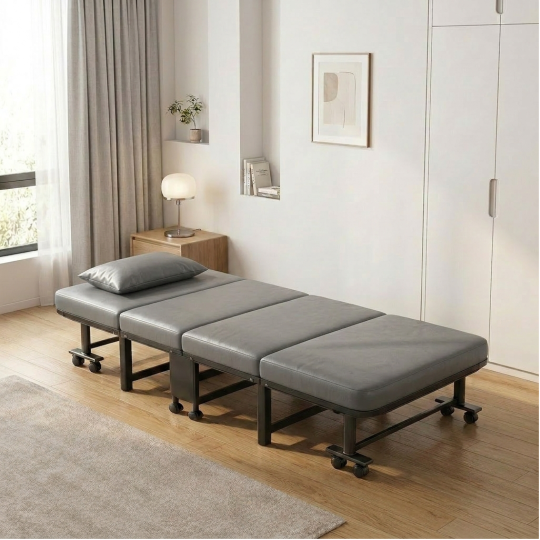 베아트룸 접이식 간이 침대 간병인베드 BRD30, 그레이 97,000원