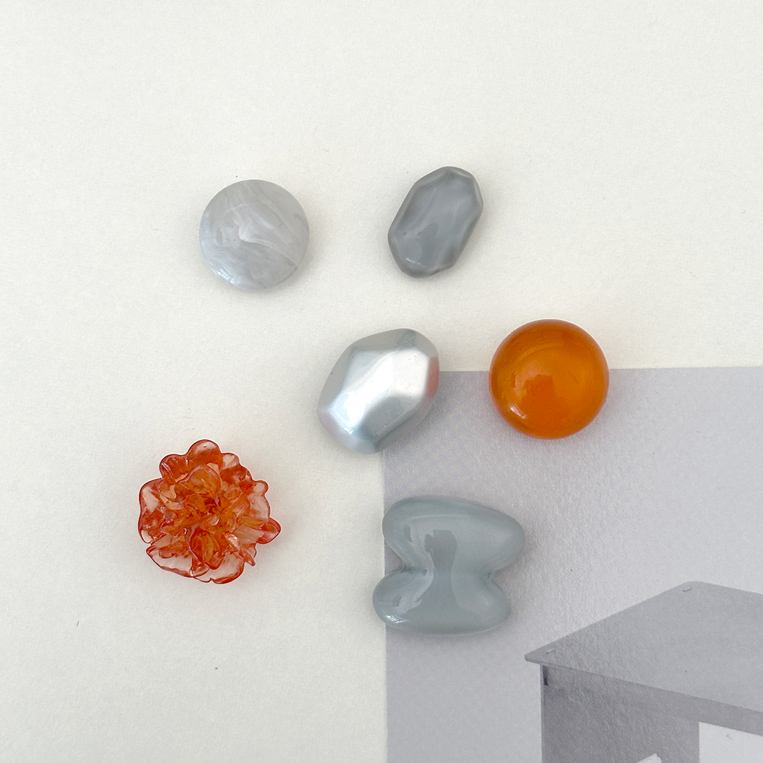 데미무드 스톤플레임 마그넷 냉장고 자석 6종 세트, 혼합색상, 1세트 7,900원