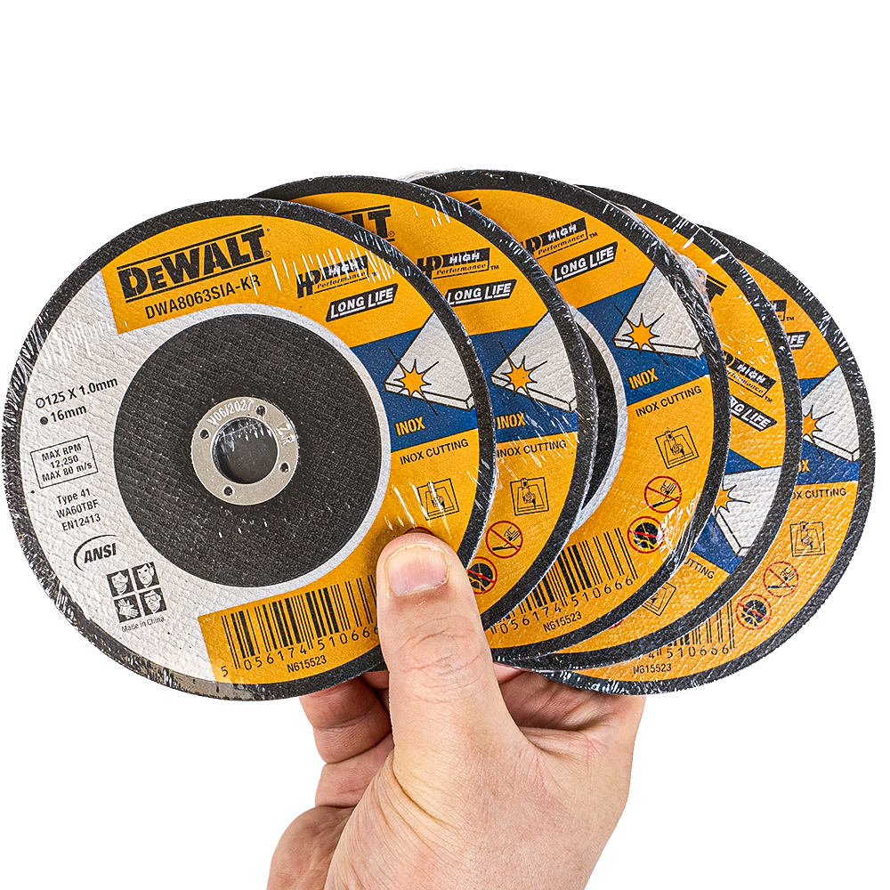 디월트 절단석 스텐 금속 철 커팅날 그라인더날 절단날, 25개 26,000원