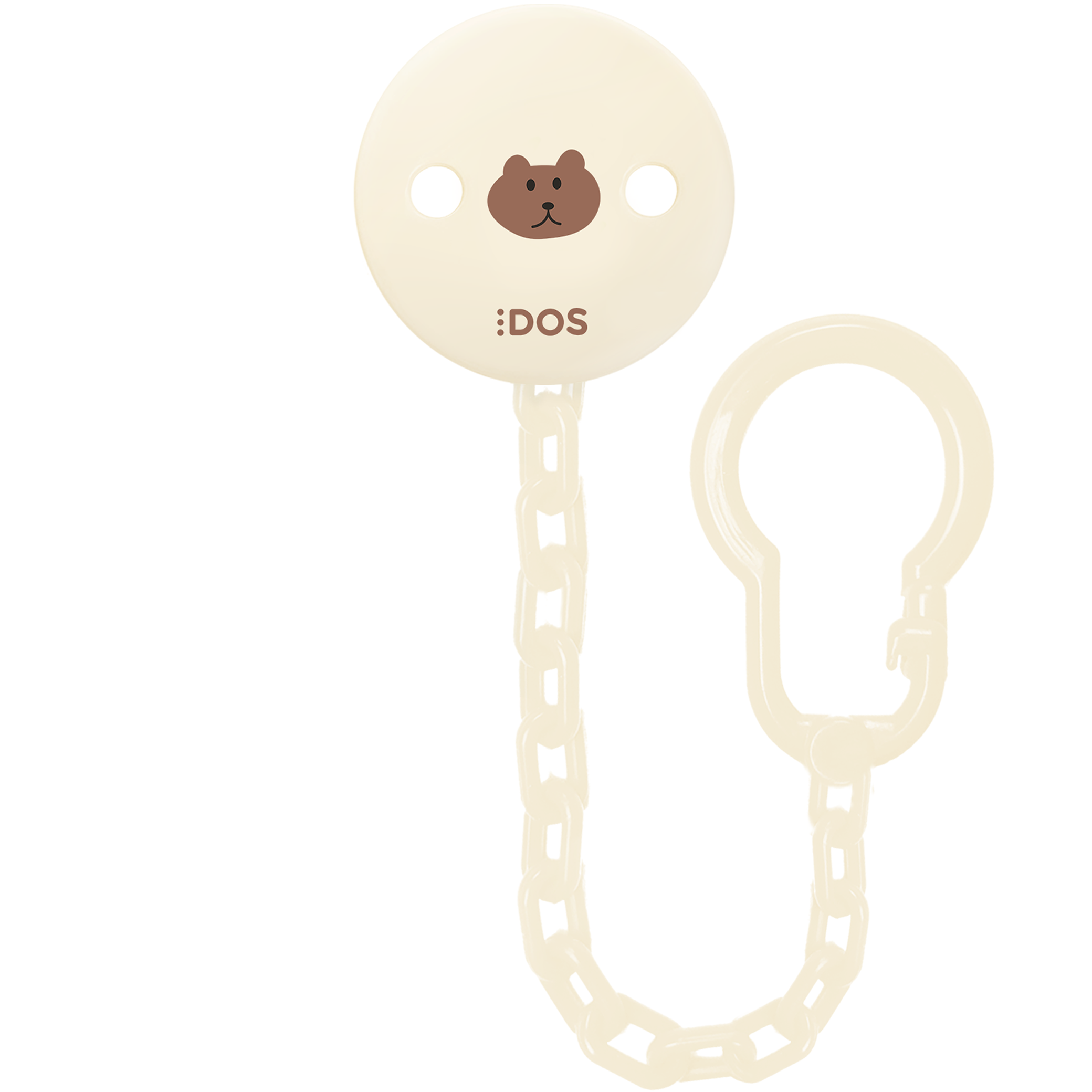 DOS 쪽쪽이 클립 젖꼭지 홀더, 쿠키베어, 1개, 0-36개월 6,570원