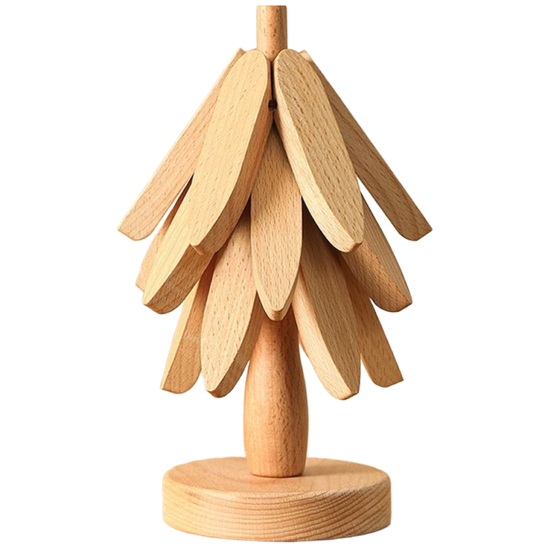 마음지음 감성무드 트리 냄비받침, 3개, 우드 15,000원