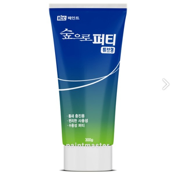 KCC 숲으로퍼티튜브형 300g 신속한 크랙 구멍 메꿈용 수용성 튜브형 퍼티 + 실리콘 밀대 플라스틱 8,400원