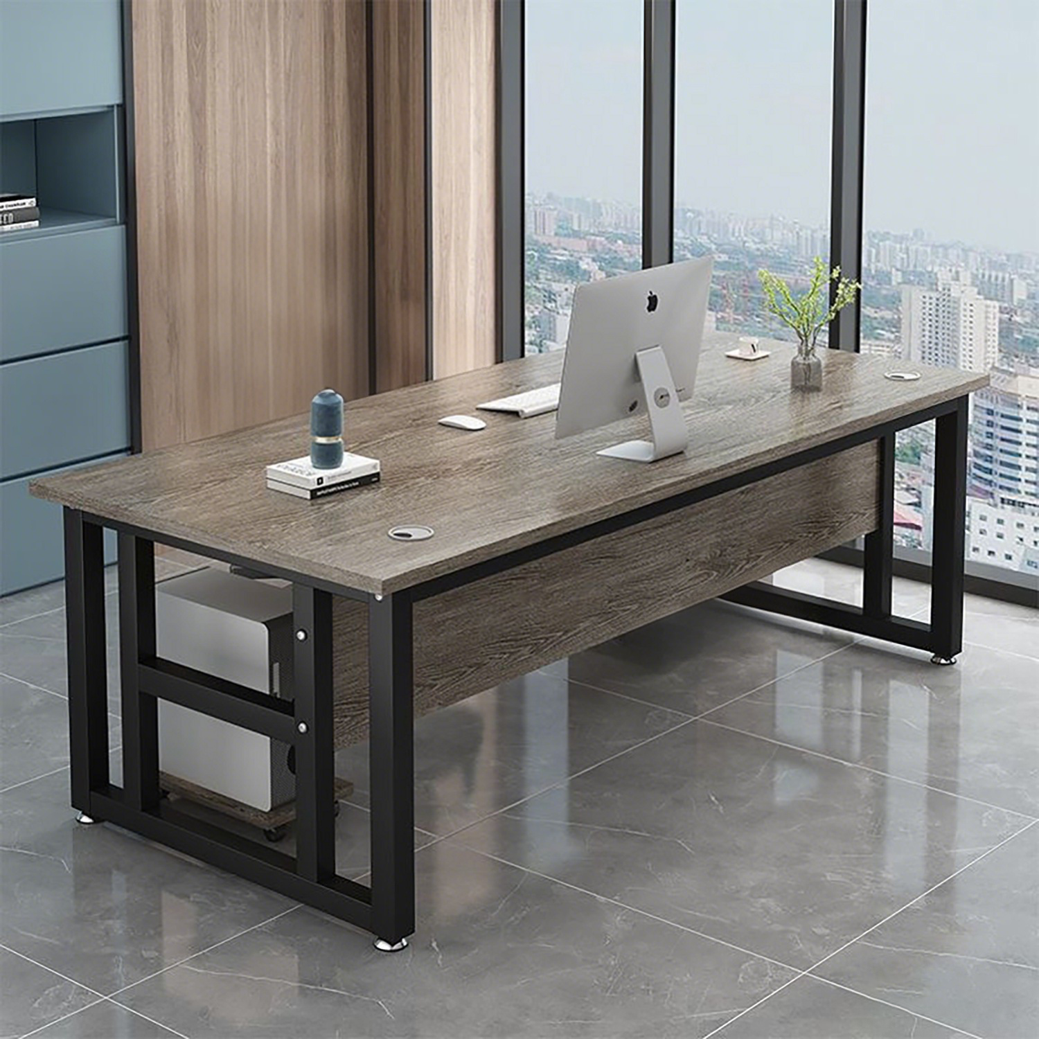 모던 중역용 오피스책상세트 사무실사장님공간 회장님간이책상, G01 257,800원