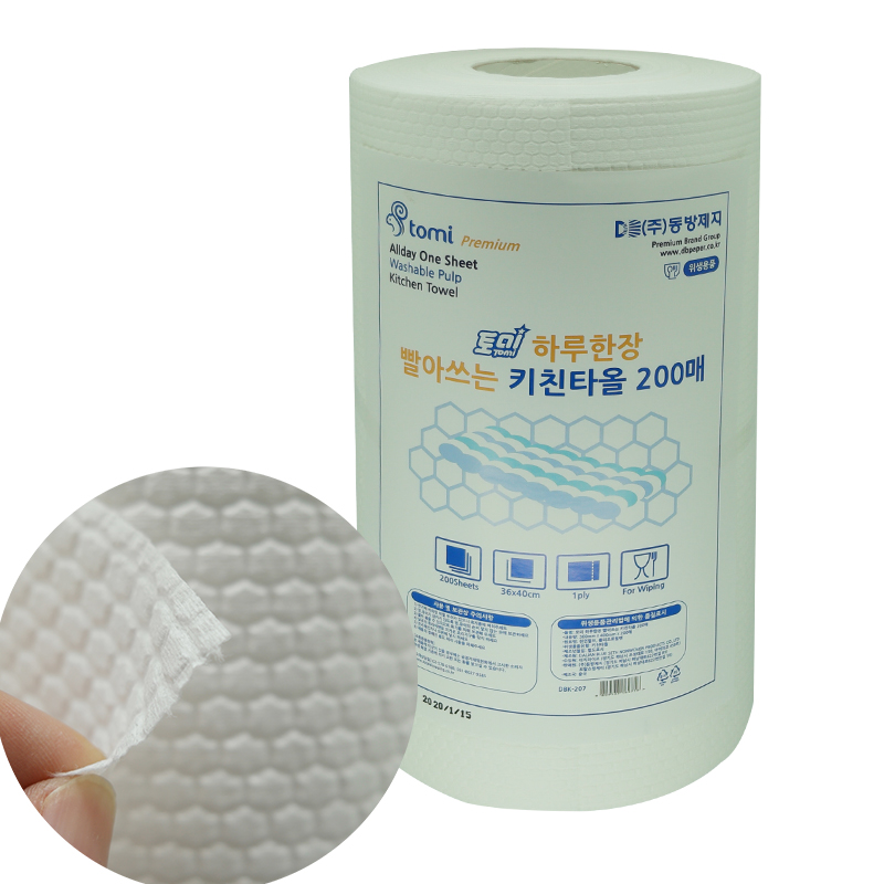 토미 하루한장 빨아쓰는 키친타올 200매 X 2롤 대형, 200매, 2개 38,160원