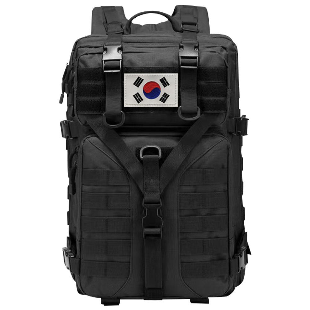 군인 전용 전술가방 대용량백팩+ 태극기, 900D 블랙 36,760원