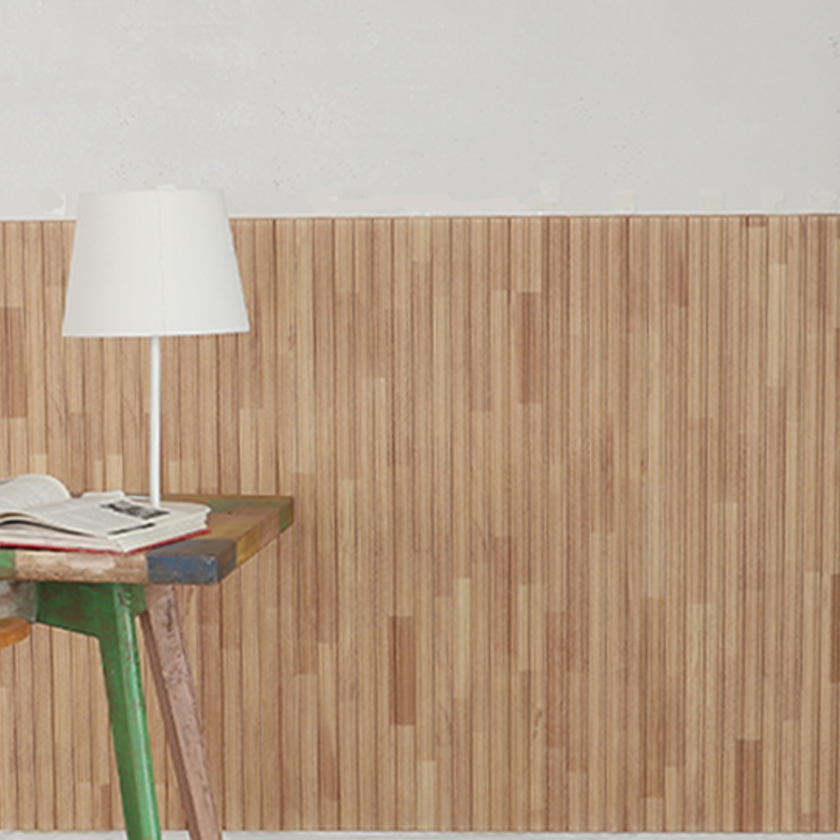 국내산 붙이는 템바보드 접착식 단열 인테리어 폼블럭 벽지 셀프 시트지, 1개, 멀바우원목 10,900원