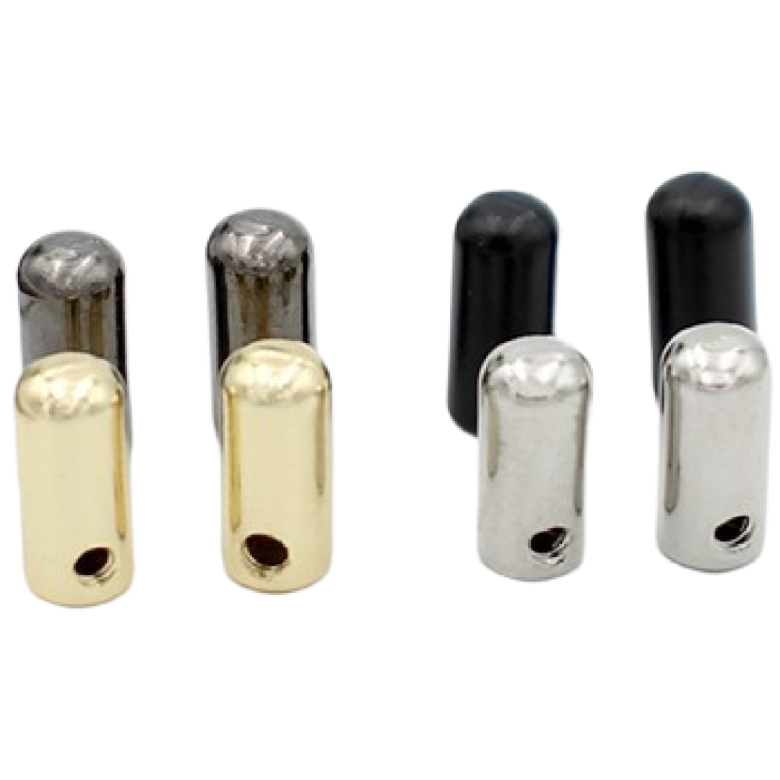 후드끈 신발끈 원통형 금속마감팁 스트링 마감캡, 골드, 2개 1,400원