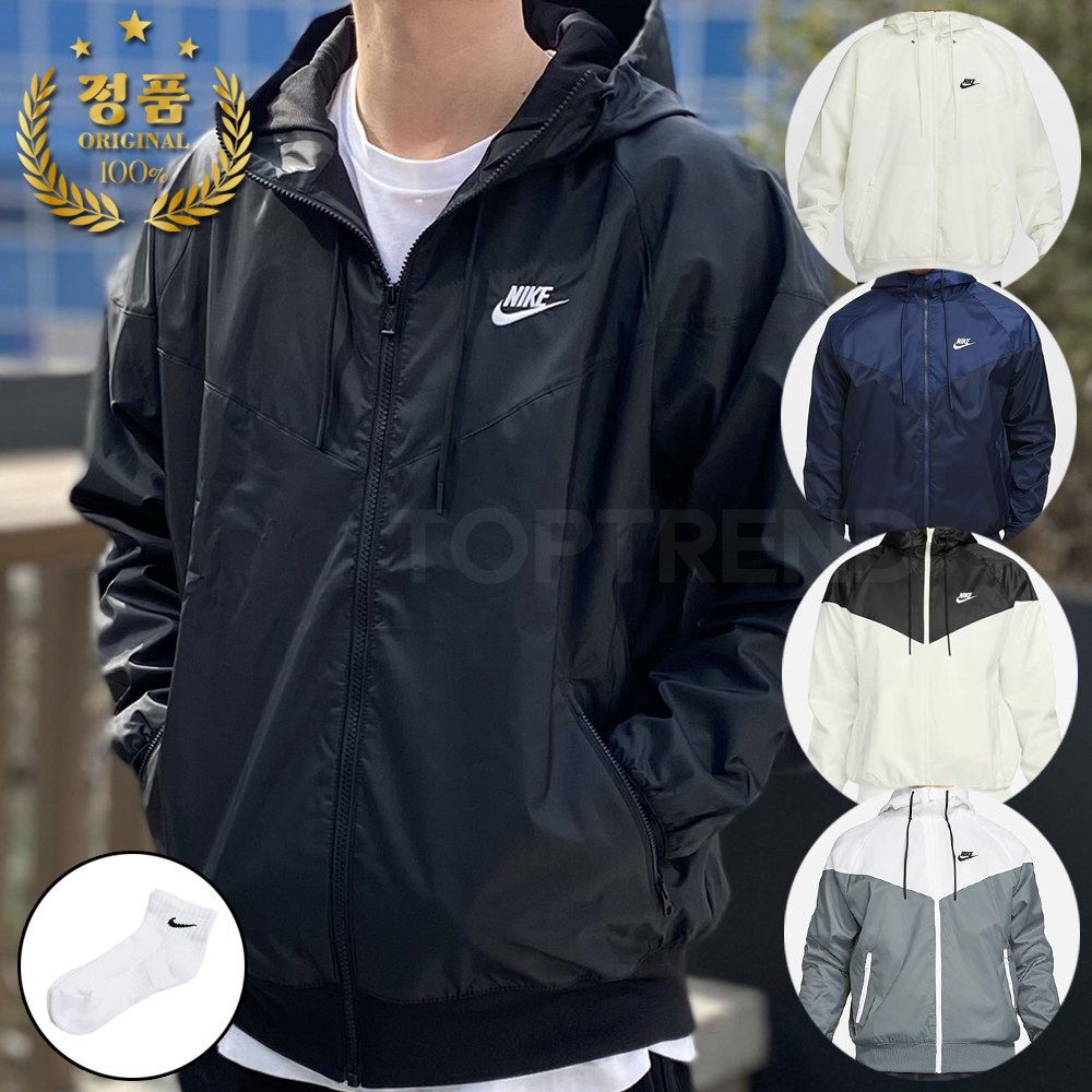 나이키 원드러너 바람막이 자켓 세일 남성 후디 집업 사은품양말 국내매장판 109,800원
