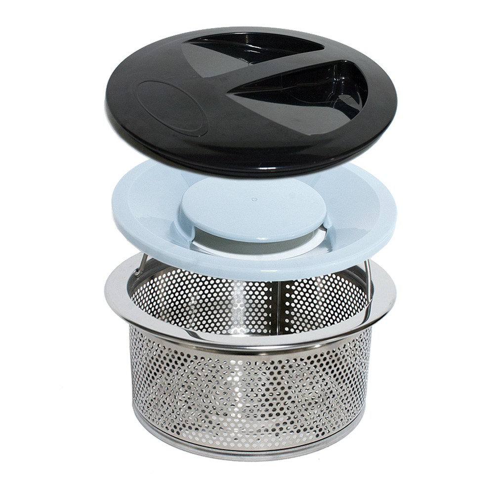 홈인더스트리 국산 싱크대 배수구망 대형 중간덮개+불투명뚜껑+거름망 10,500원