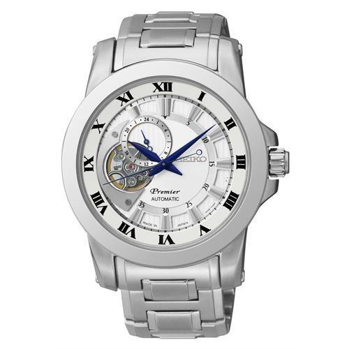 세이코 남성용 실버 오픈하트 오토매틱 메탈시계 SSA213J1 870,000원