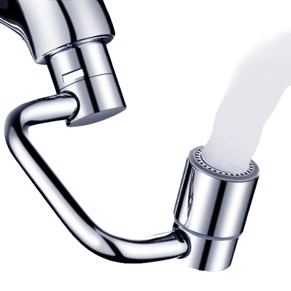 욕실낭만 1080도 자유회전 U라인 워터탭 듀얼분사 각도조절 수도꼭지, 1개 22,000원