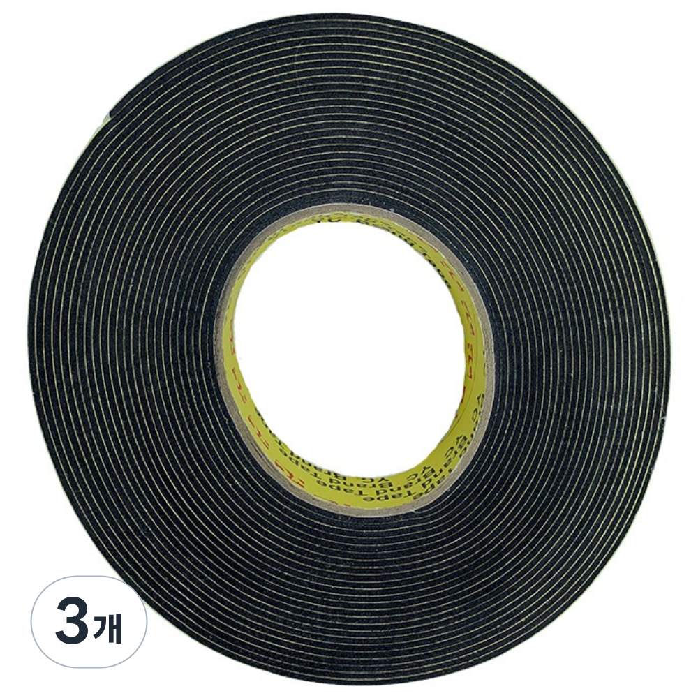 EVA 단면 흑색 스펀지테이프 폭20mmx두께2mm길이5M 31,250원