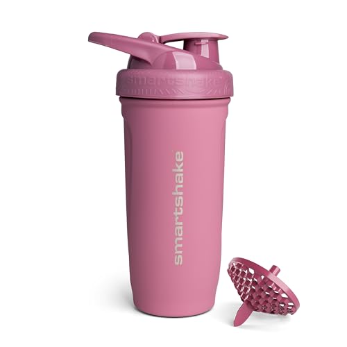스마트쉐이크 Reforce 스테인레스 스틸 단백질 셰이커 병 900ml, 딥 로즈, 1개, 900ml 19,550원