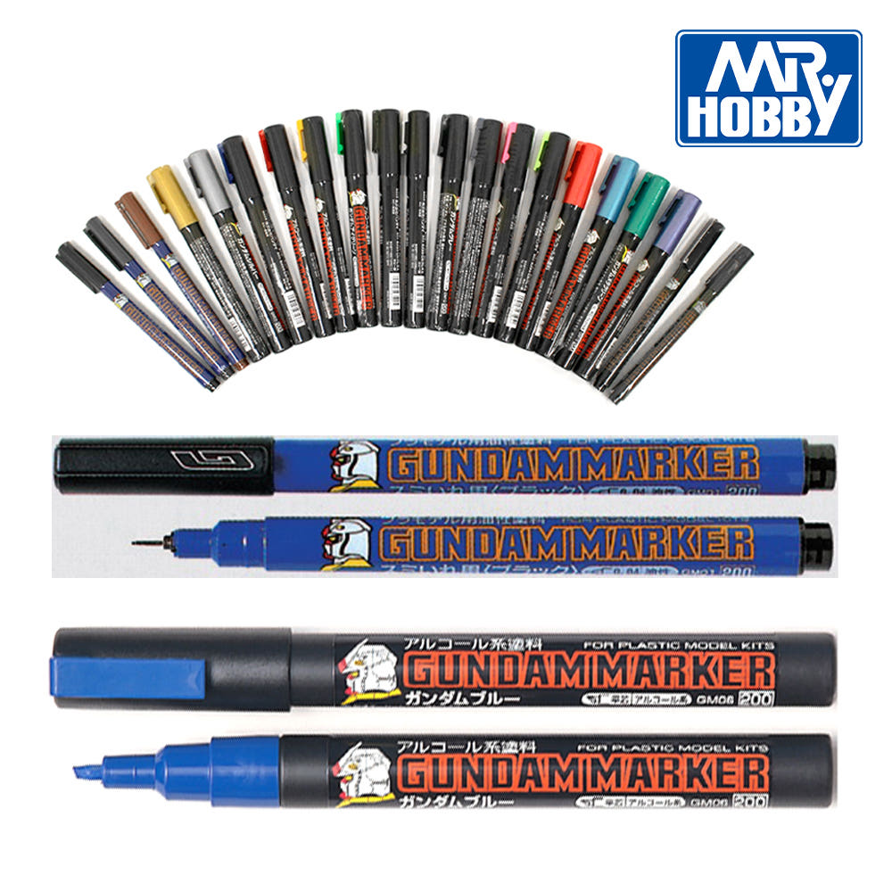 군제 마스터하비 건담마커 프라모델 도색 먹선 붓 지우개 펜 3,500원