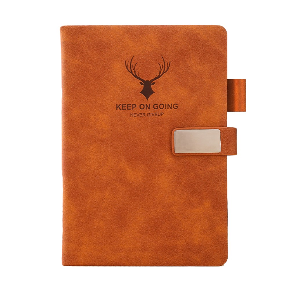 미래마켓 A5 가죽 업무용 다이어리 노트 일기장 수첩 180매, 1개, 브라운 11,000원