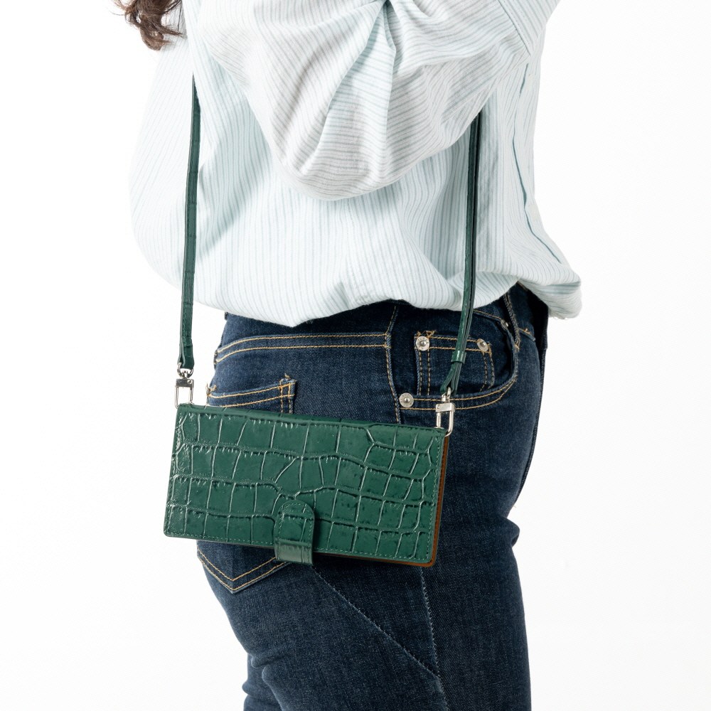 BonAtti ZENITH 천연소가죽 악어 지갑 핸드폰케이스+긴 크로스 줄 갤럭시 S25 플러스 울트라 64,600원