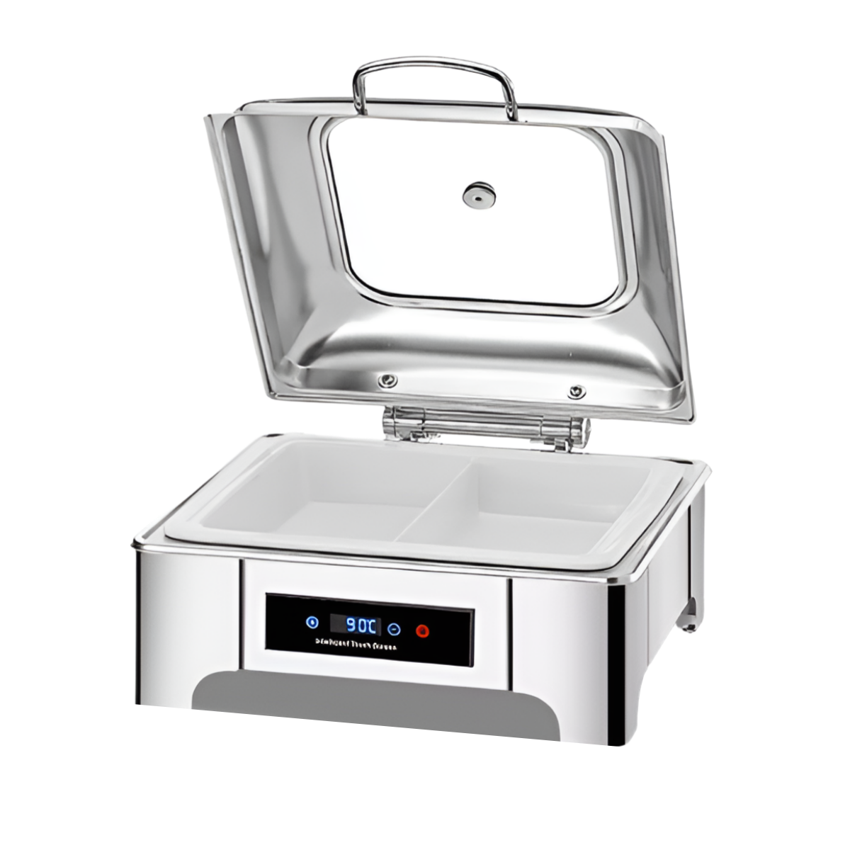 웜키퍼 안정적인 업소용 중탕기 전기 푸드 워머 뷔페 균일 보온 워머기 음식워머, 정사각형 6L 세라믹 2단 190,000원