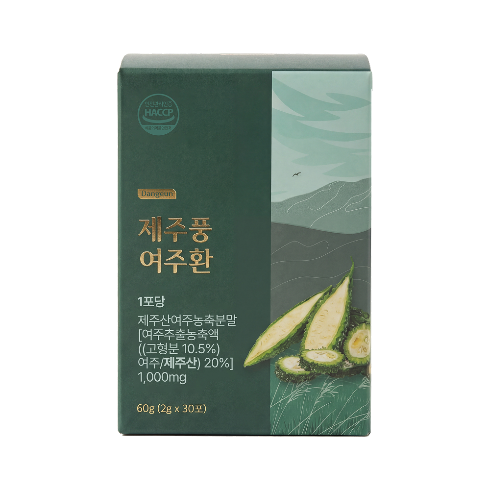 당은 제주풍 여주환 유기농 저온건조 환 패키지 개별 포장, 60g, 1박스 33,500원