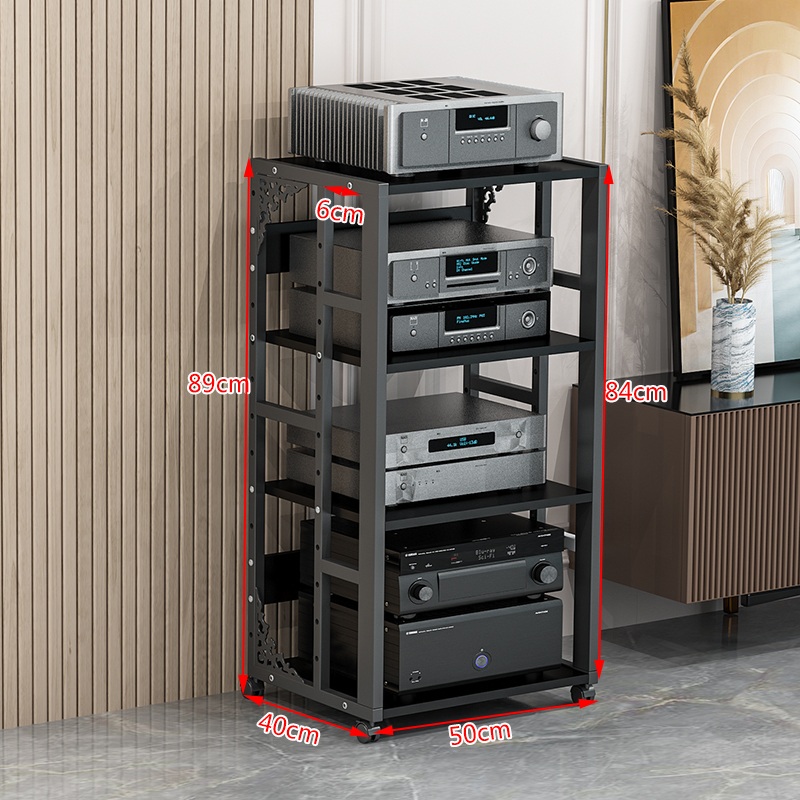 4단 장식장 앰프 거치대 거실 선반 스피커 받침대 오디오장 코너장 100,300원