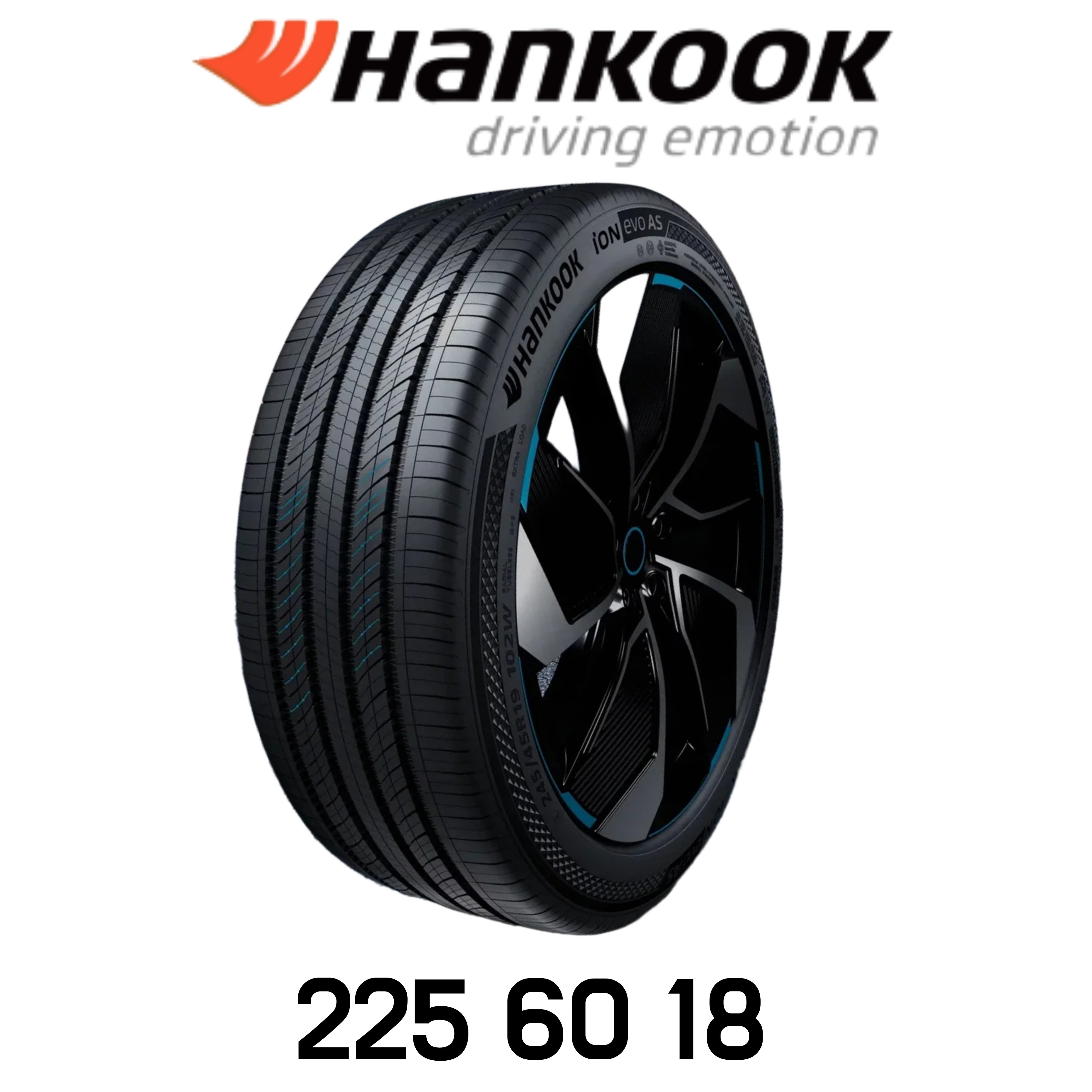 한국타이어225 60 18 전기차 아이온 에보 AS SUV IH01A 2256018 범타이어 ION, 장착 미포함, 1개 190,500원