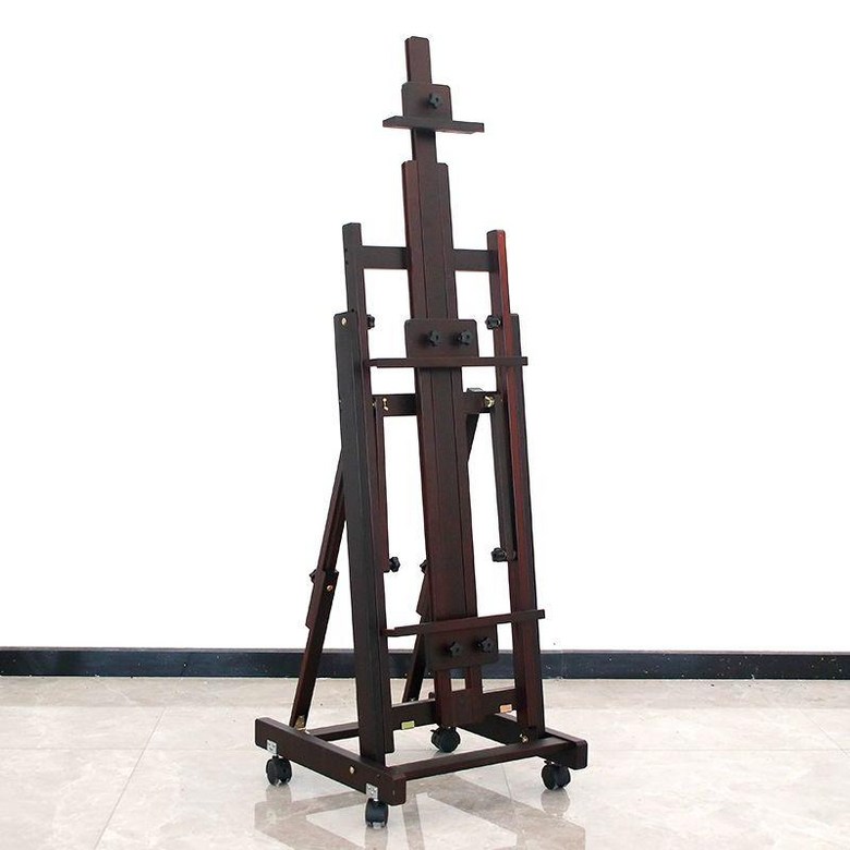 이동식 이젤 대형 작업대 드로잉 스탠드 나무이젤 거치대 접이식 원목 화판 전문가용 130,500원