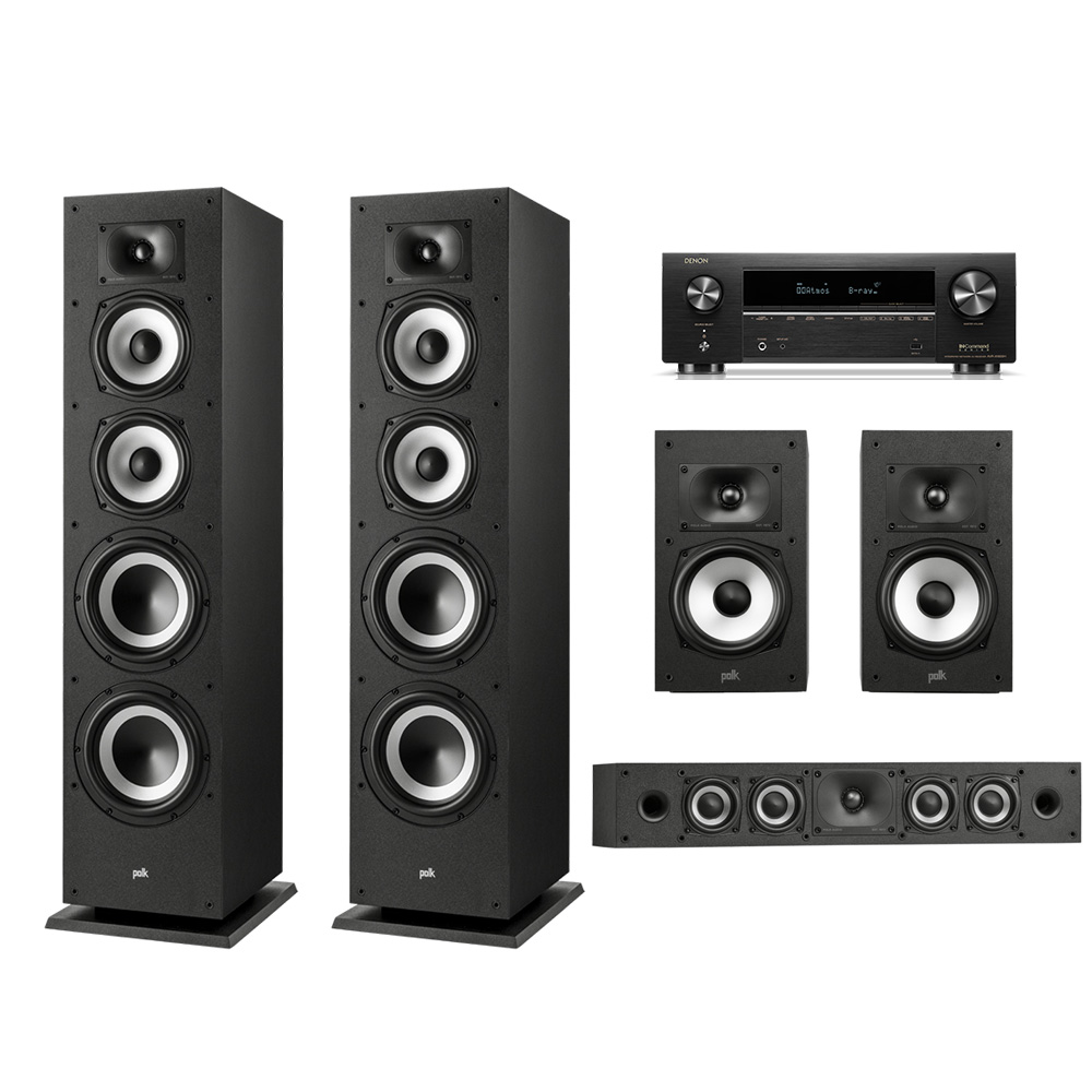 데논 AVR-X1800H + 폴크오디오 XT70 5채널 홈시어터 홈시네마 1,980,000원