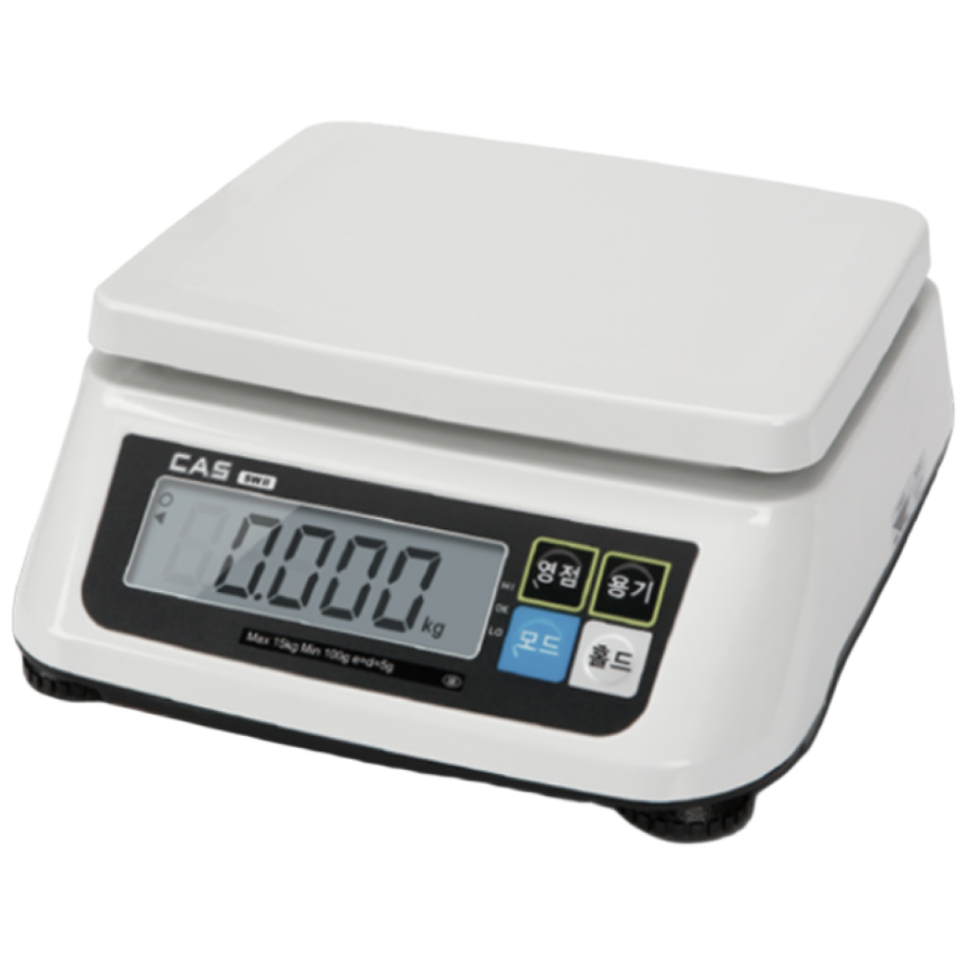 카스 디지털 전자저울 CAS SWII SW2-6CS 주방 베이킹 제과제빵, 1개 93,500원