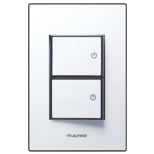 나노전기 아트2 블랙 2구 단로 스위치, 3개 15,120원