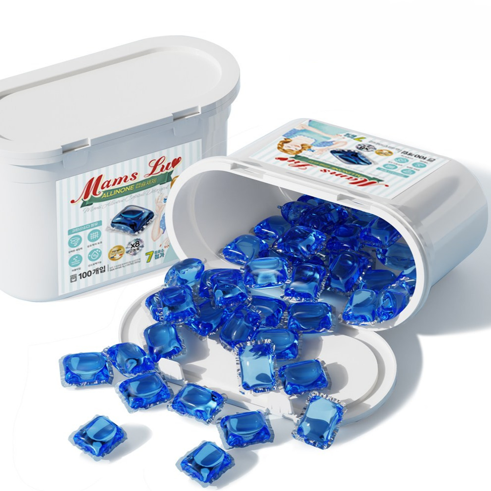 맘스럽 올인원 파워캡스 캡슐세제 8gX100개입 [8배 초고농축 세제원액/국내생산/ 대용량 실내건조형] 8,870원