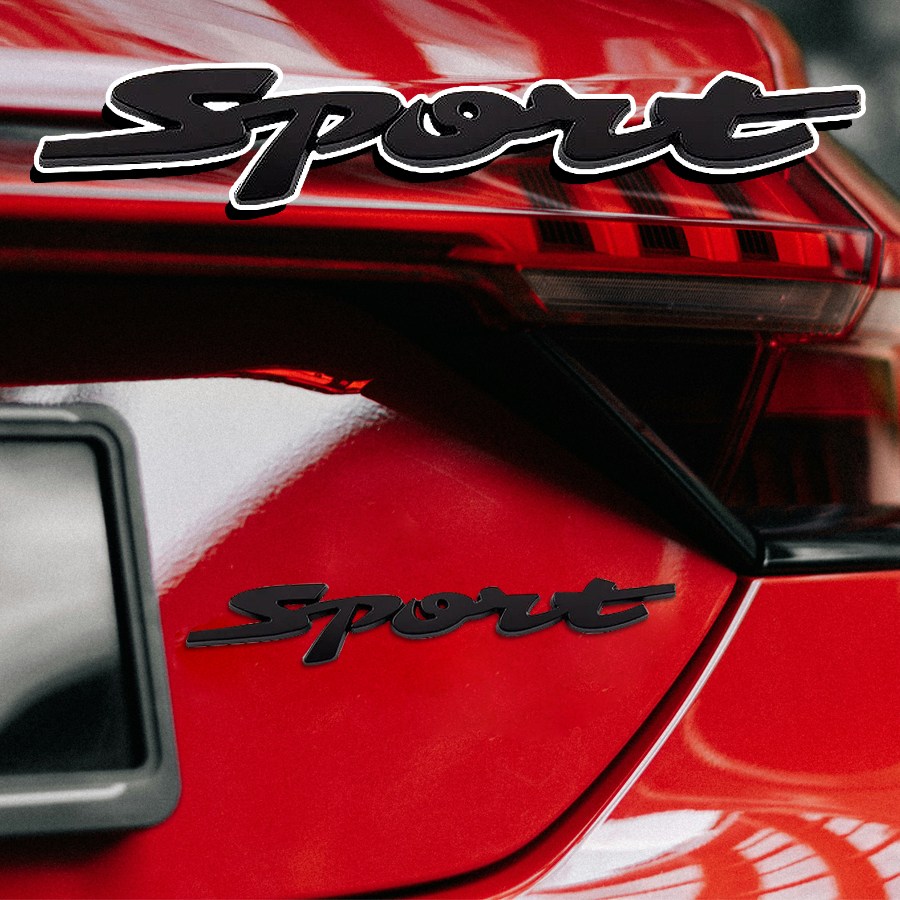 오토티엔 스포츠 엠블럼 스티커 메탈 로고 이니셜 B타입 흘림체 2,500원