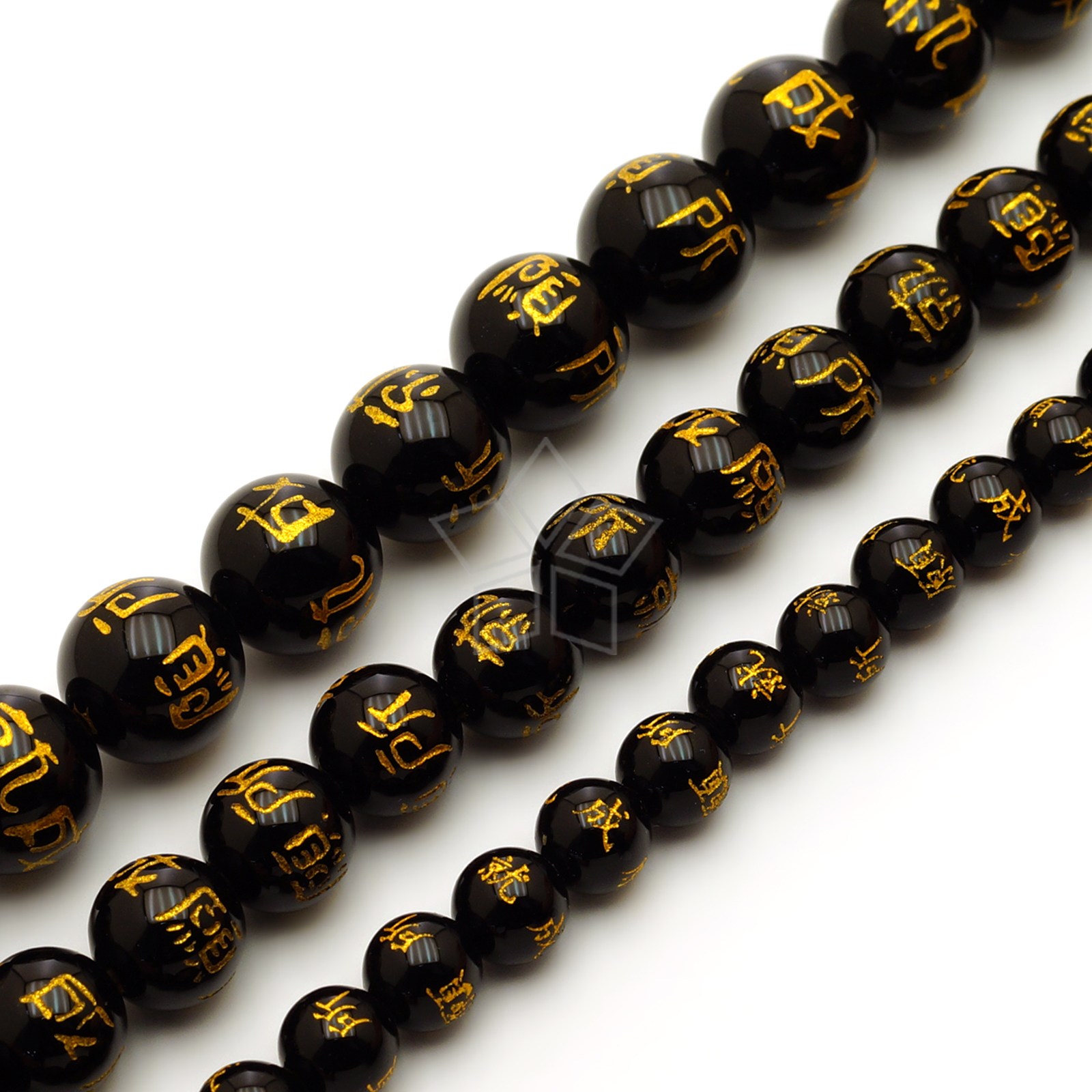 [엔비즈] 오닉스 소원성취 원석 천연석 팔찌만들기 6/8/10mm 원석 비즈 만들기 재료 600원